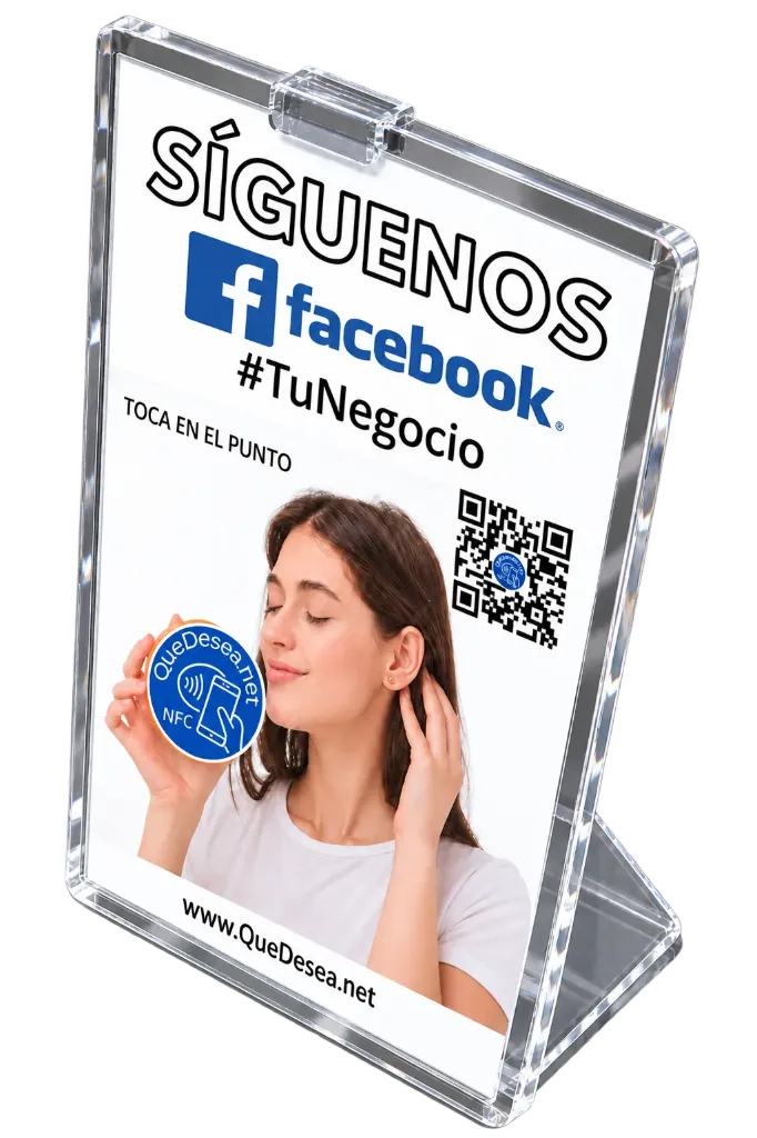 Stand QueDesea A6 vertical transparente FreeWish