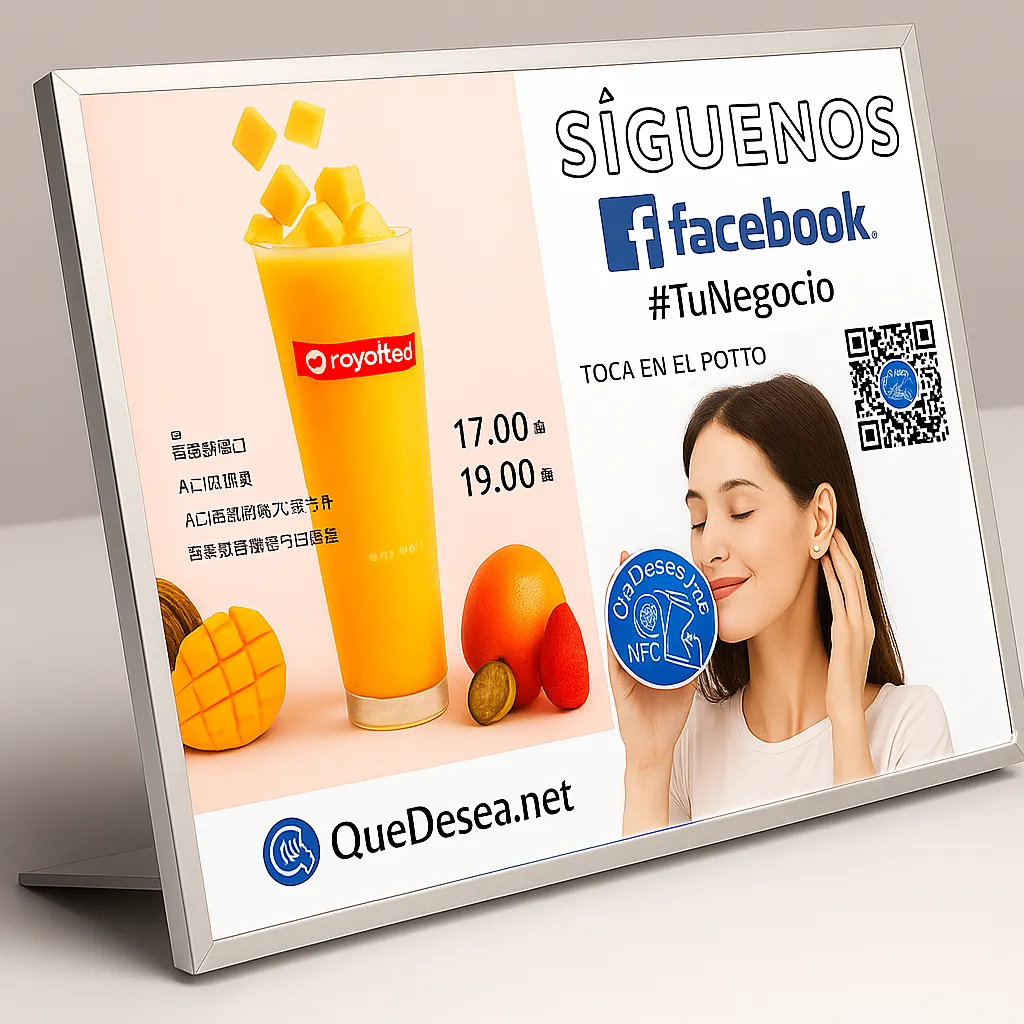 Stand QueDesea A4 luminoso FreeWish