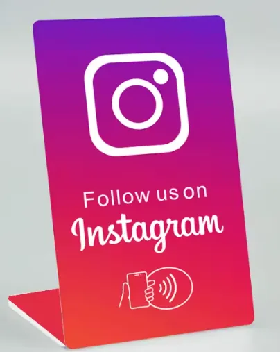 [STN-INS-R-001] MiniStand prefabricado instagram rojo