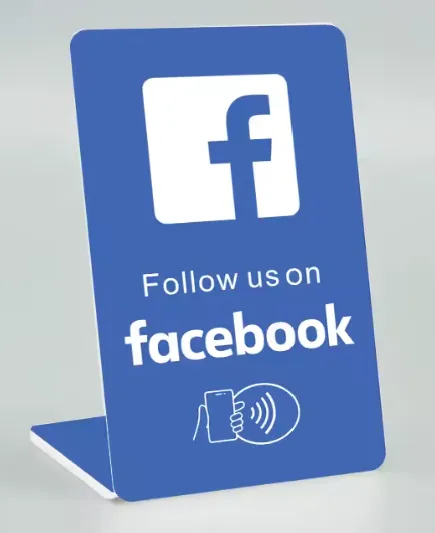 MiniStand prefabricado facebook azul