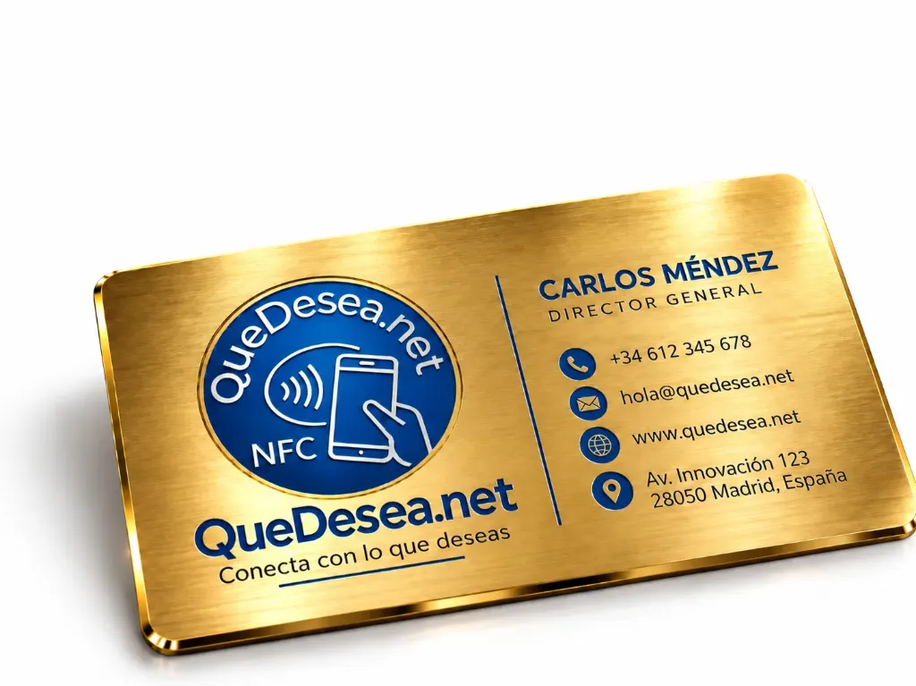 [PAC-TJT-MET-D-001] Custom Gold Metal Business Card