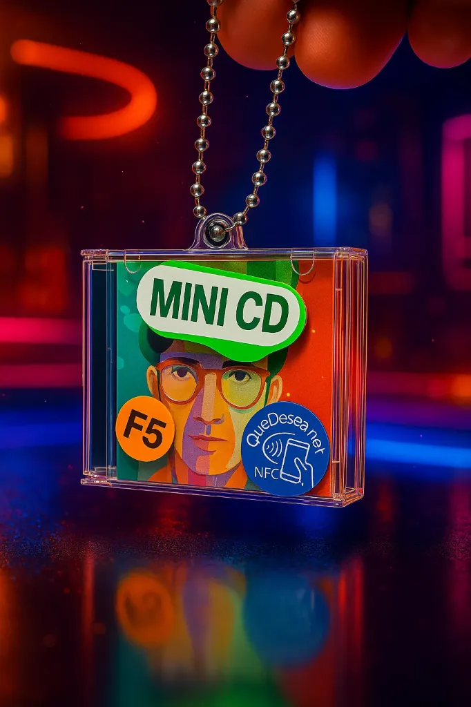 [MCD-VIR-X-001] MiniCD con llavero - Online