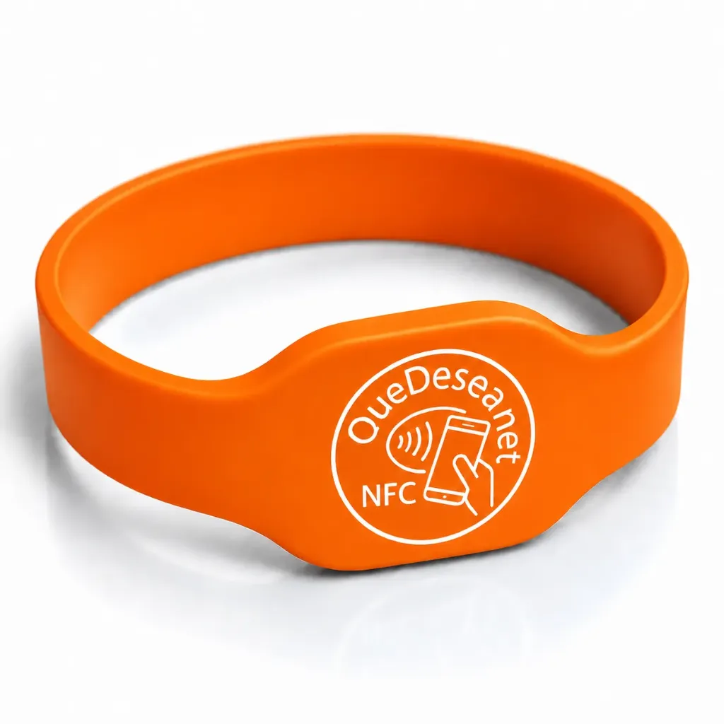 [PUL-SIL-O-001] Pulsera de silicona de color naranja