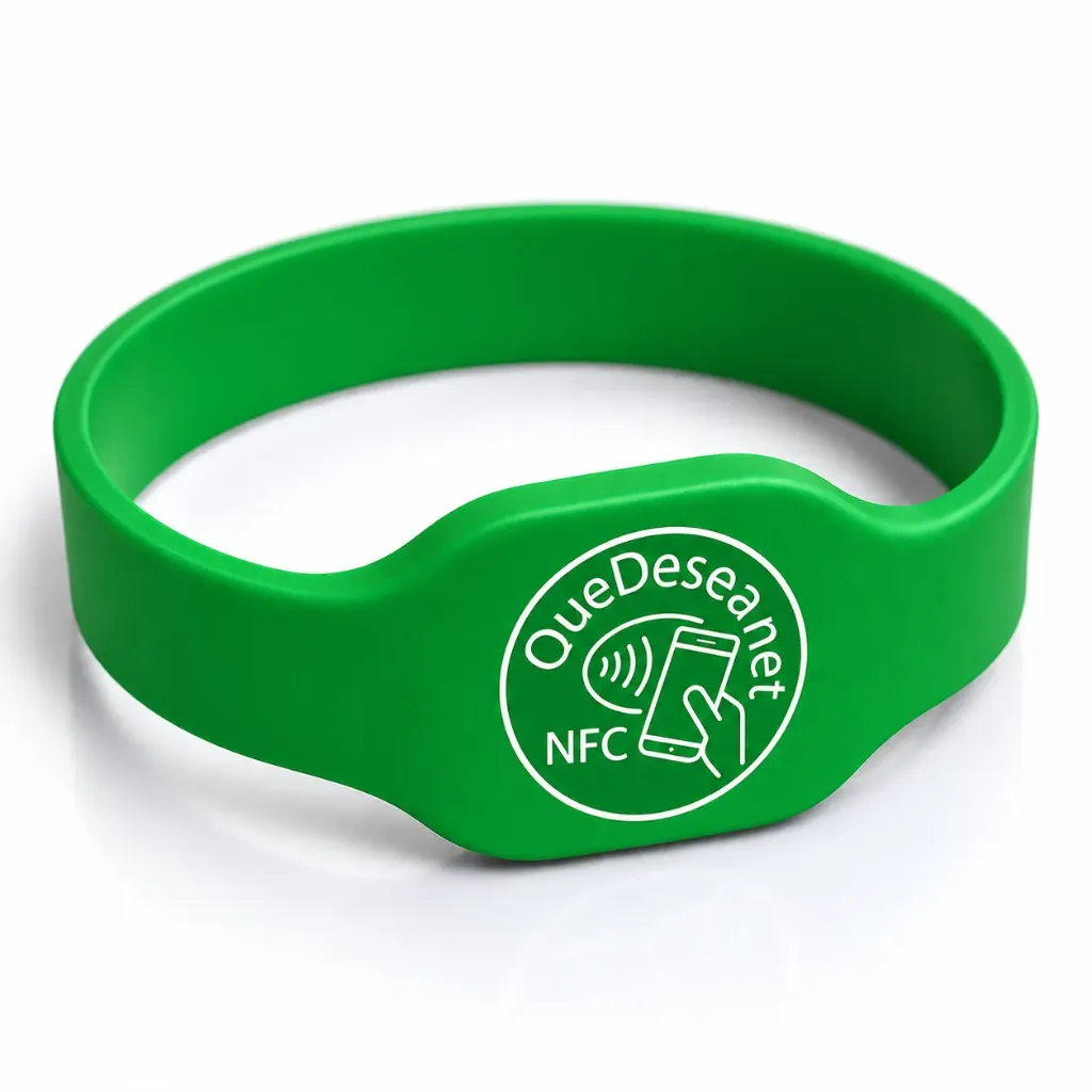 [PUL-SIL-G-001] Green silicone bracelet