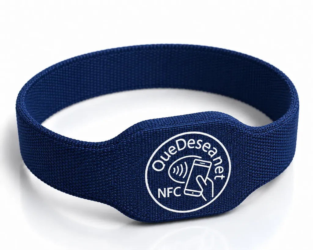[PUL-TEX-U-001] Pulsera textil azul